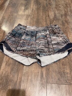 lululemon athletica Multicolor Wave-Pattern Athletic Shorts